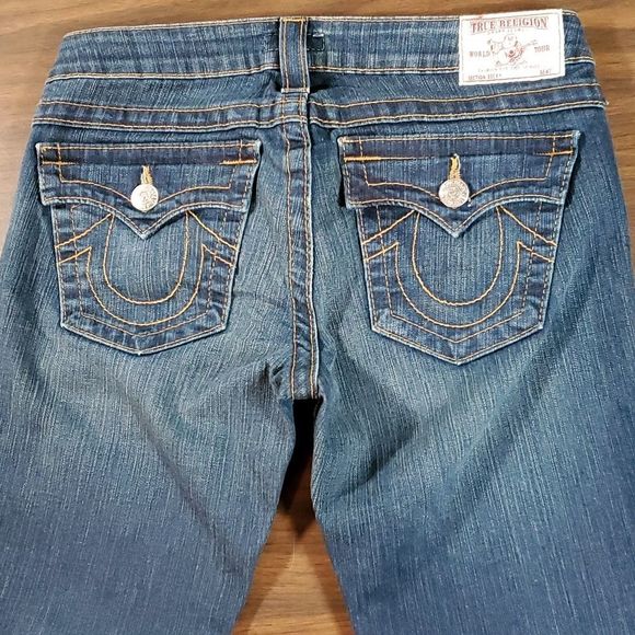 True Religion‎ Becky Petite Bootcut Jeans Size 29 - Picture 8 of 10
